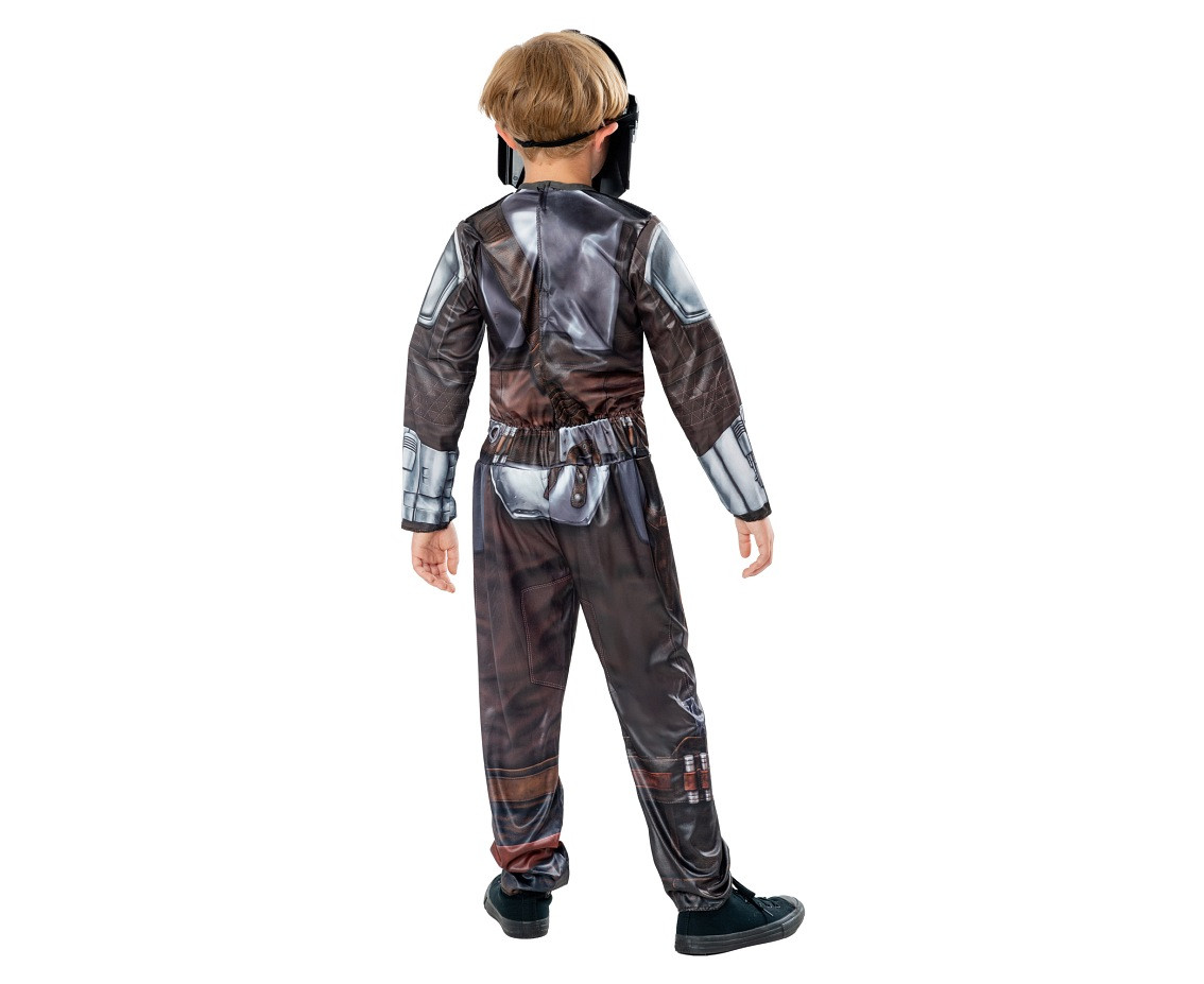 Role-play set for kids Mandalorian Star Wars (padded jumpsuit with mask, cape), size 5-7 years